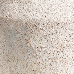 Ame Vase, Handmade Textured Terracotta Jug in White