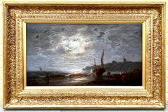 Mondaufgang am Strand