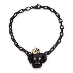 Amedeo "Memento Ridere" Belgian Marble Necklace