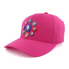 Amedeo "Modern Tiaras" Pink Cameo Cap