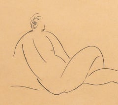 Amedeo Modigliani "Nue de Dos" Etching on Paper