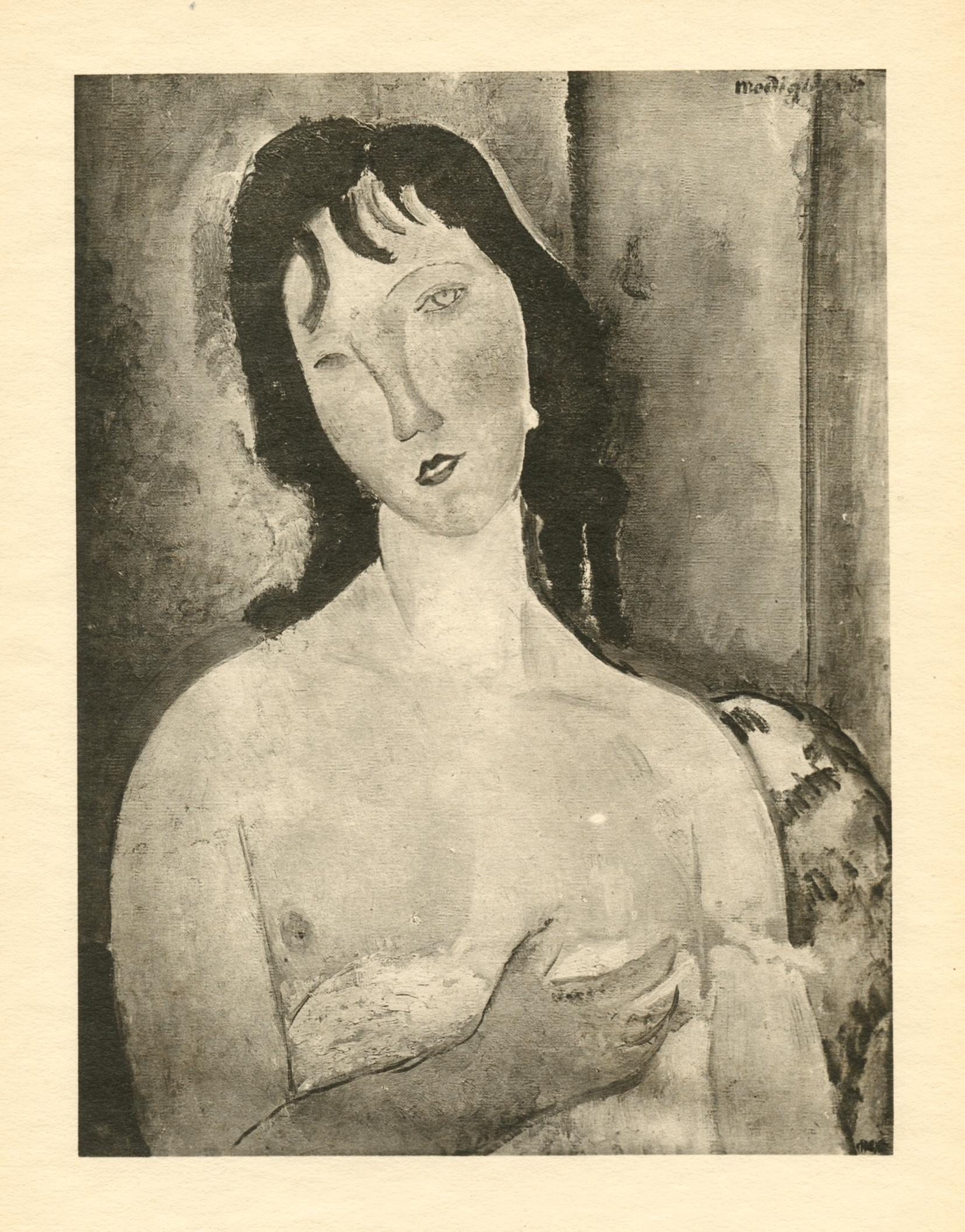 Medium: collotype (after the painting). Printed in 1926 at the Leon Marotte atelier and published in an edition of 1000 by Editions des Quatre Chemins. Image size: 7 3/4 x 5 7/8 inches (196 x 148 mm). Sheet size: 11 x 8 1/4 inches (280 x 210 mm).