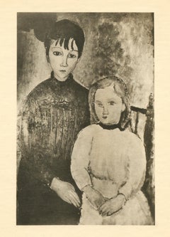 (after) Amedeo Modigliani "Deux jeunes filles"