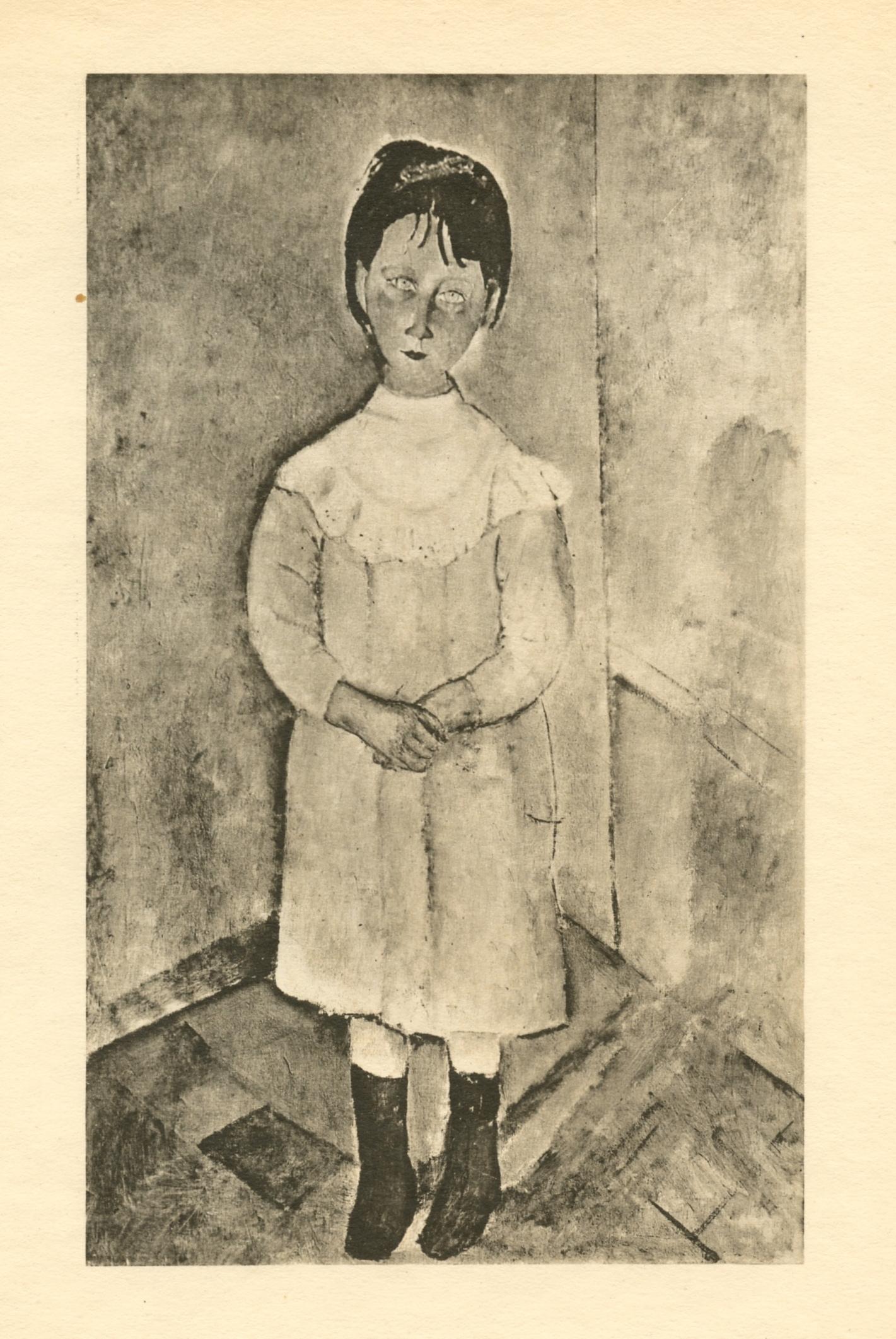 Medium: collotype (after the painting). Printed in 1926 at the Leon Marotte atelier and published in an edition of 1000 by Editions des Quatre Chemins. Image size: 7 3/4 x 4 3/4 inches (198 x 121 mm). Sheet size: 11 x 8 1/4 inches (280 x 210 mm).