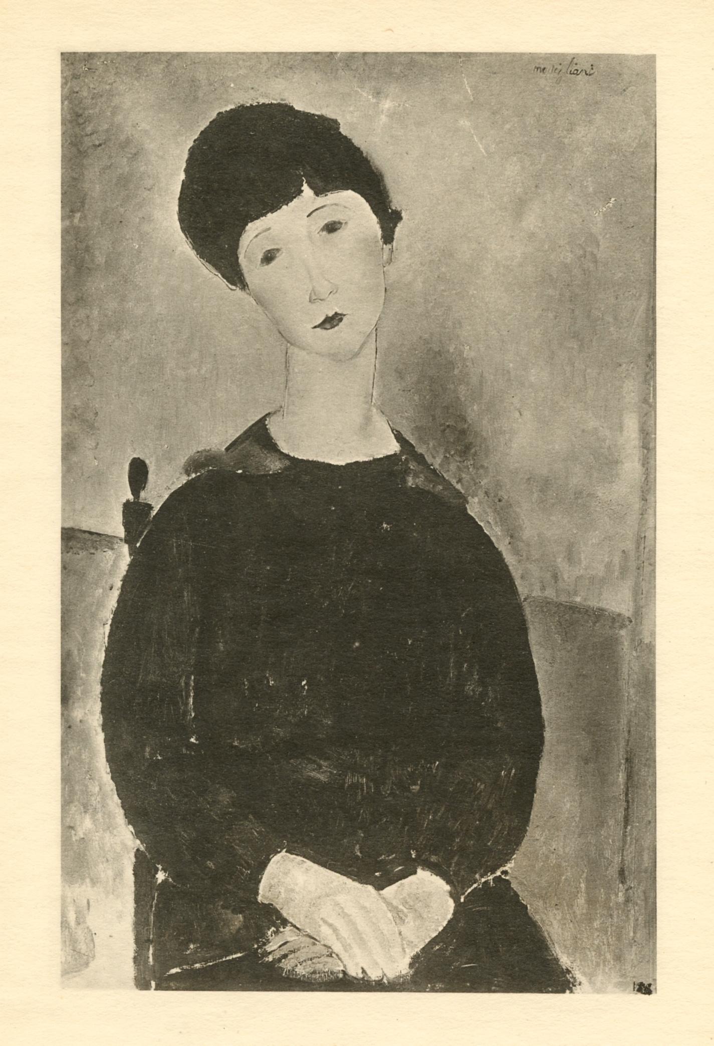 Medium: collotype (after the painting). Printed in 1926 at the Leon Marotte atelier and published in an edition of 1000 by Editions des Quatre Chemins. Image size: 7 3/4 x 5 inches (197 x 126 mm). Sheet size: 11 x 8 1/4 inches (280 x 210 mm). Signed