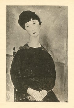 (after) Amedeo Modigliani "Jeune fille"