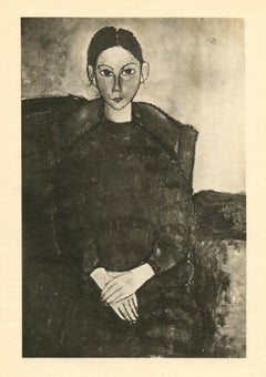 (after) Amedeo Modigliani "Jeune fille"