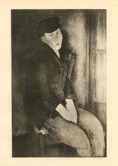 (d'après) Amedeo Modigliani « Jeune garcon »