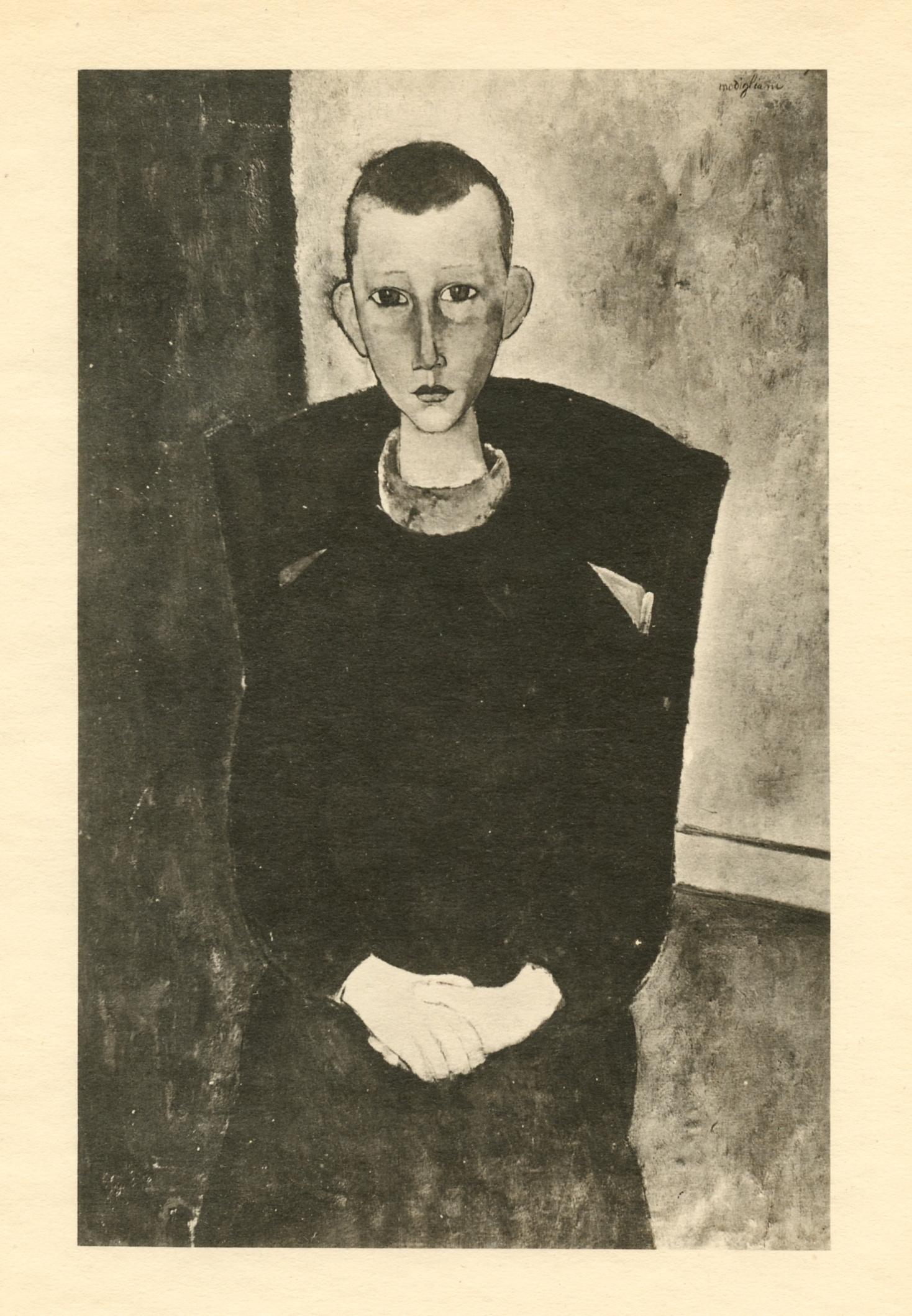 Medium: collotype (after the painting). Printed in 1926 at the Leon Marotte atelier and published in an edition of 1000 by Editions des Quatre Chemins. Image size: 8 x 5 inches (200 x 128 mm). Sheet size: 11 x 8 1/4 inches (280 x 210 mm). Signed in