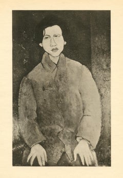(después de) Amedeo Modigliani "Le peintre Soutine" (El pintor Soutine)