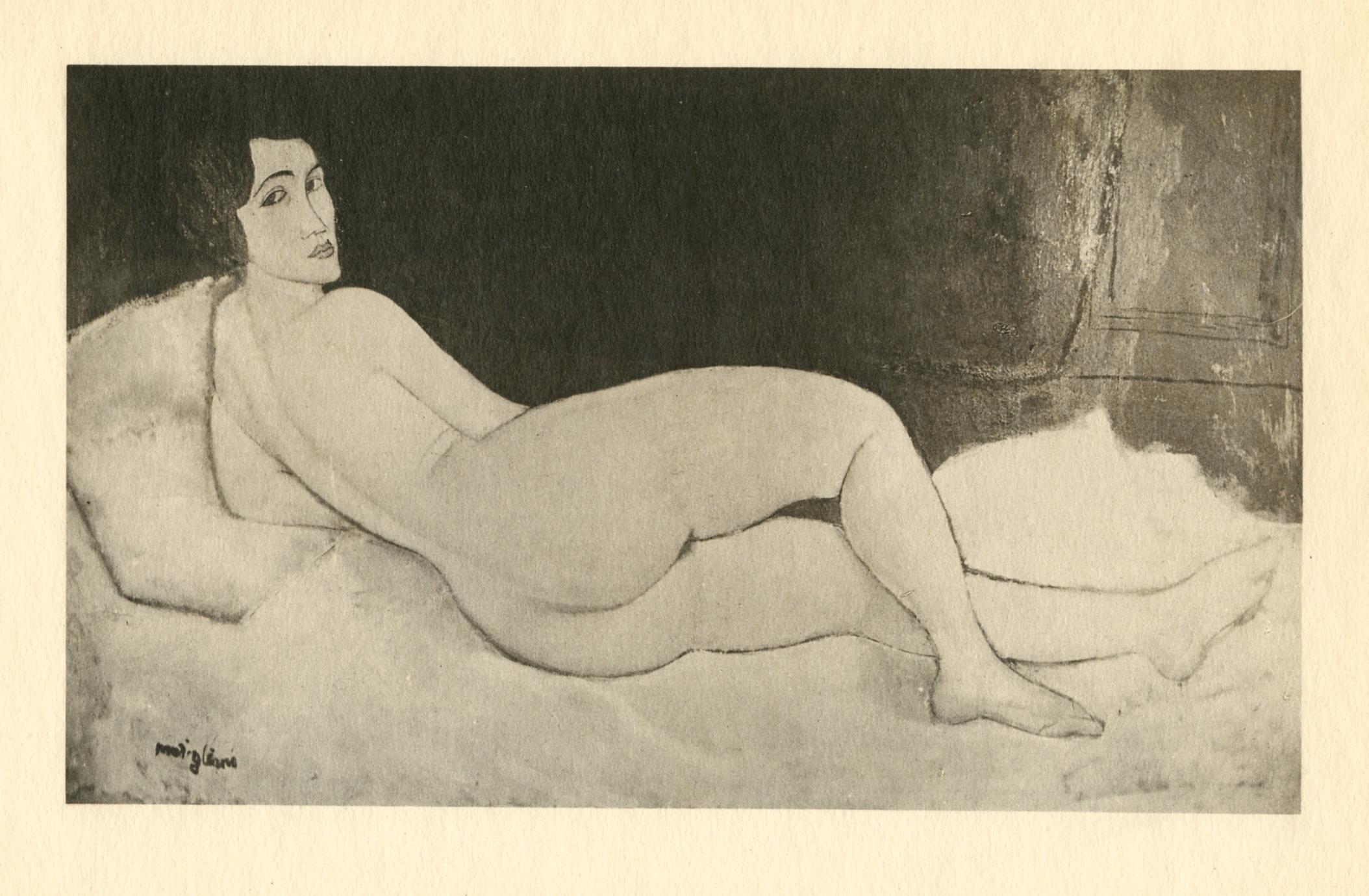 Medium: collotype (after the painting). Printed in 1926 at the Leon Marotte atelier and published in an edition of 1000 by Editions des Quatre Chemins. Image size: 4 3/4 x 8 inches (120 x 202 mm). Sheet size: 8 1/4 x 11 inches (210 x 280 mm). Signed