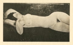(después de) Amedeo Modigliani "Nu sur le divan" (No sobre el diván)