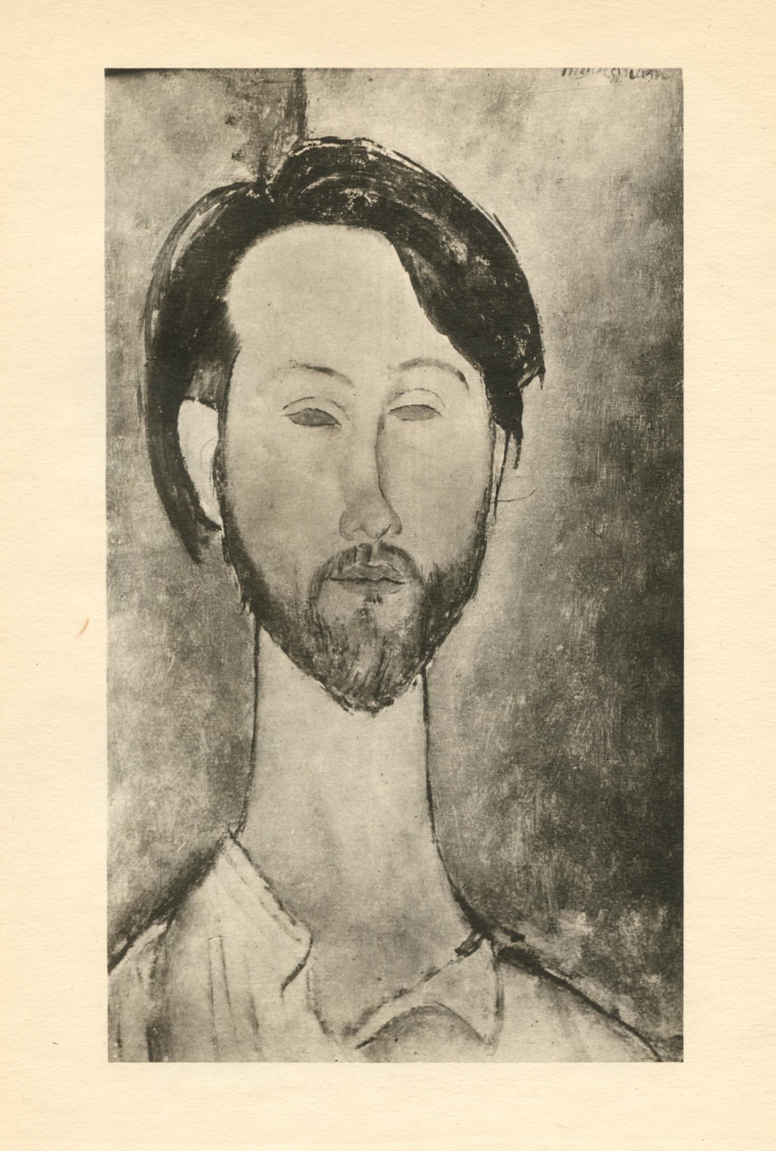Support : collotype (d'après la peinture). Imprimé en 1926 dans l'atelier de Léon Marotte et publié à 1000 exemplaires par les Editions des Quatre Chemins. Taille de l'image : 8 x 4 3/4 pouces (205 x 120 mm). Format de la feuille : 11 x 8 1/4 pouces