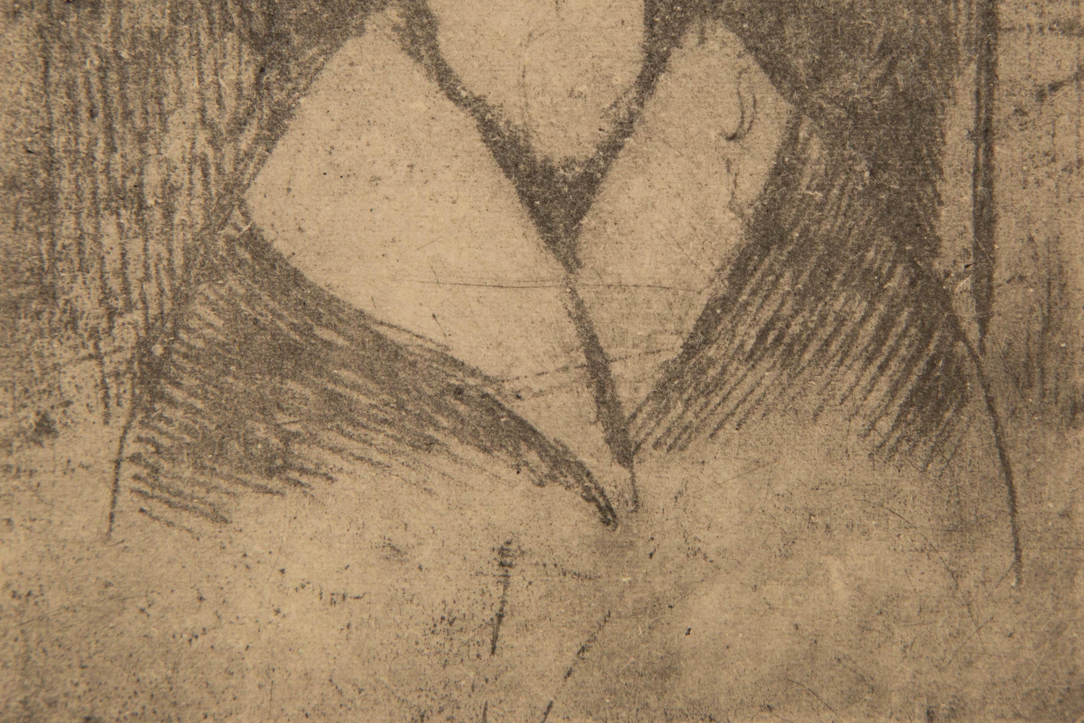 Lithographie d'Amedeo Modigliani (italien, 1884-1920) 5