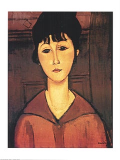 Amedeo Modigliani 'Portrait of a Young Girl' Impressionism Giclee