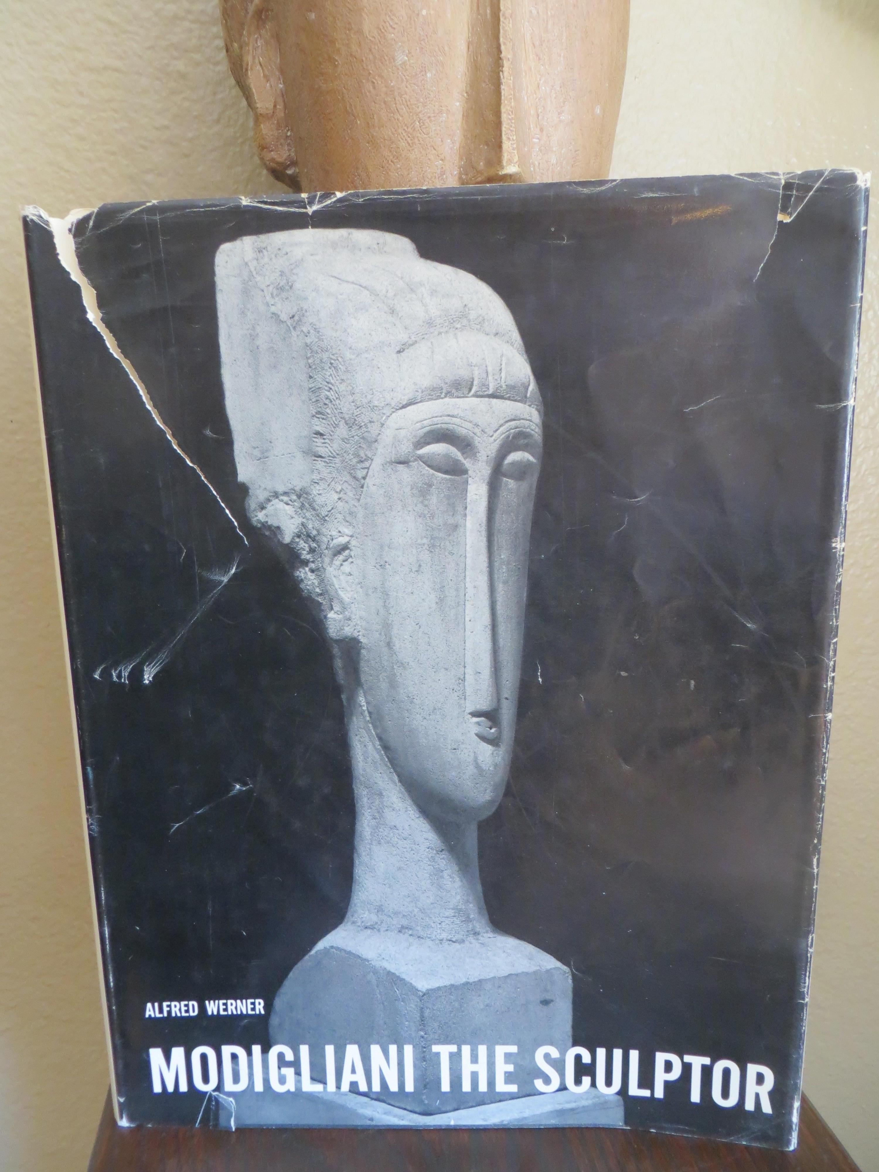 D'après A. MODIGLIANI , Tête De Femme, Sculpture 1961 Austin Edition W/Book en vente 6