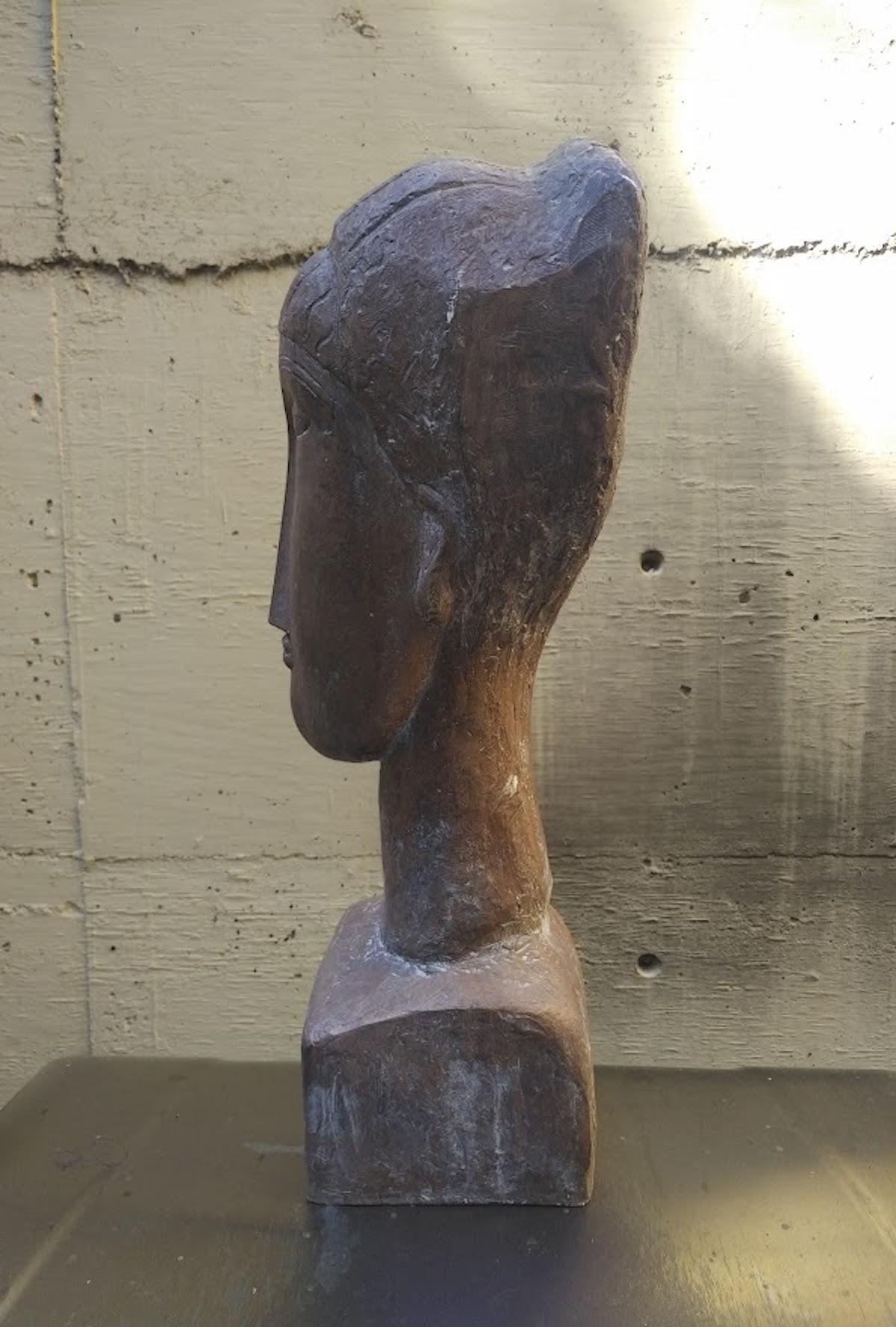 tête de femme sculpture
