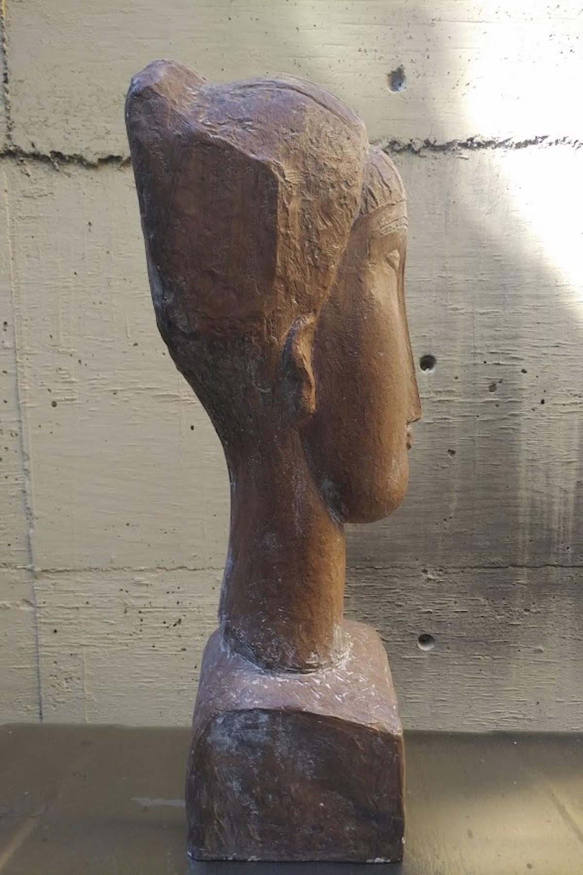 Sculpture Tete de Femme, édition limitée, Austin Productions 1961, d'après Modigliani en vente 3