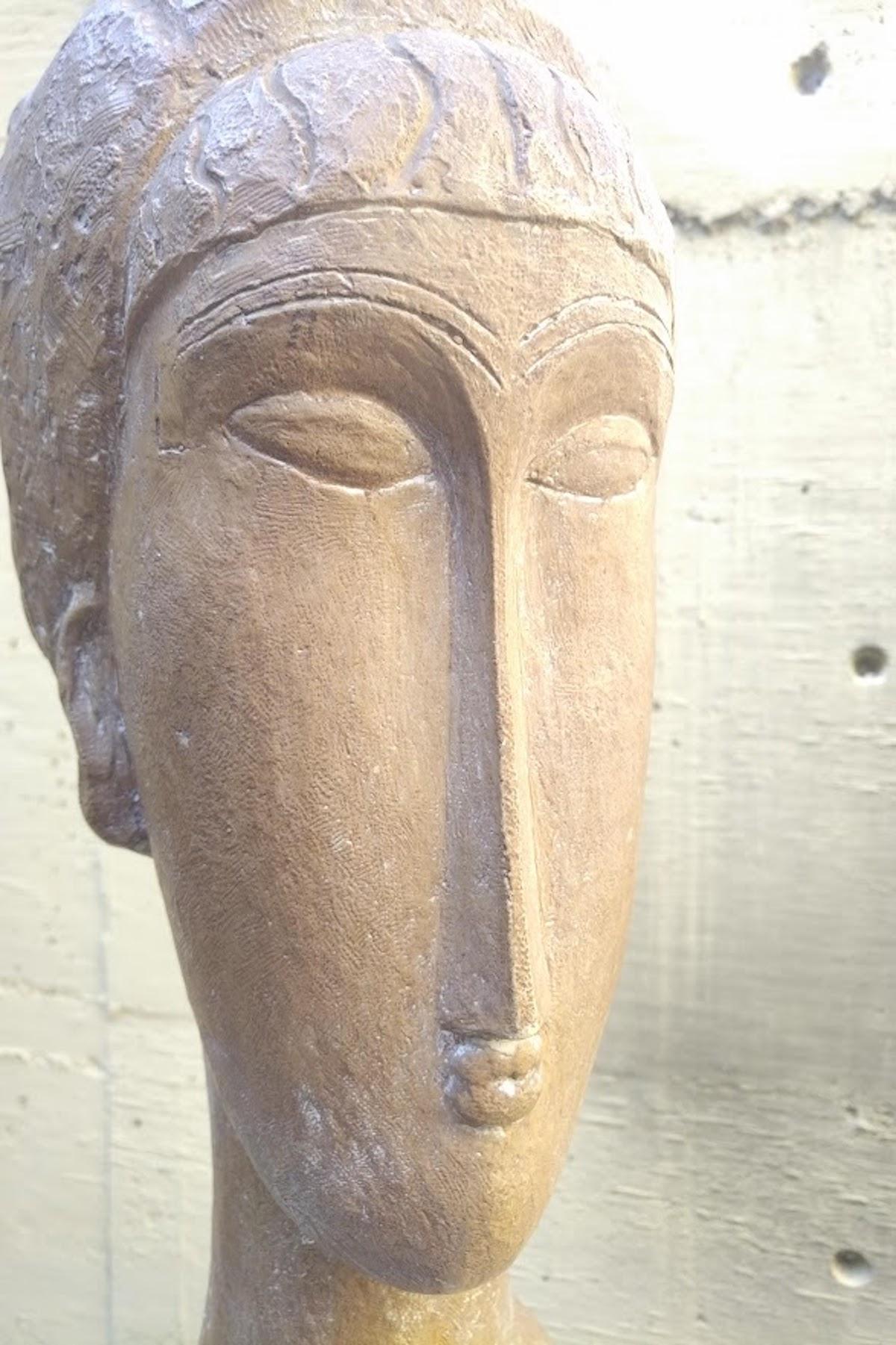 Sculpture Tete de Femme, édition limitée, Austin Productions 1961, d'après Modigliani en vente 4