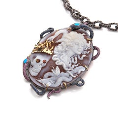 Amedeo "Mystic Queen, The Power Within" Cameo Necklace
