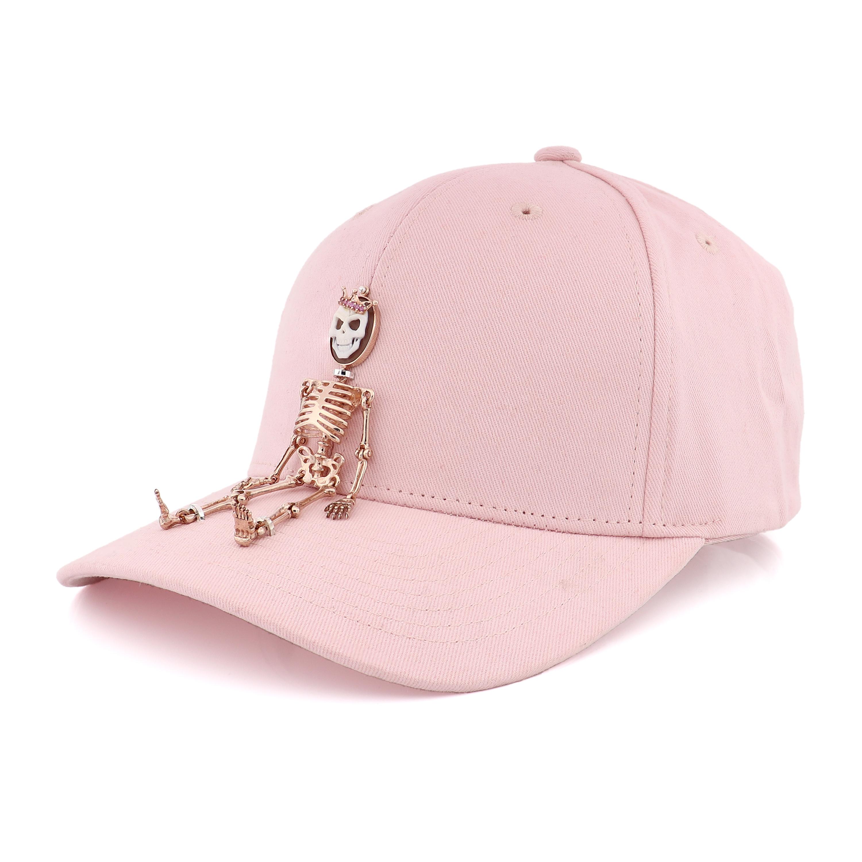Round Cut Amedeo Skeldeo Pink CameoCap For Sale