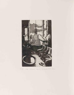 Italian Cities: Turin - Etching by Amedeo Tedeschi Toschi - 1990s