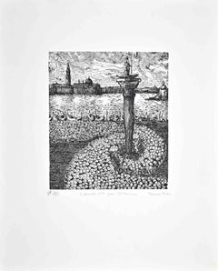 The Disasters of Peace - Tourism-Etching by Amedeo Tedeschi Toschi-1990