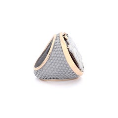 Amedeo "Wise Monkeys" Cameo Ring with 14 Karat Gold