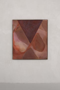 ABSTRACT Colors Kunstwerk der zeitgenössischen deutschen Künstlerin Amela Rasi 2024 Rot