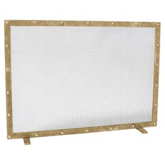 Amelia Fireplace Screen in Aged Gold