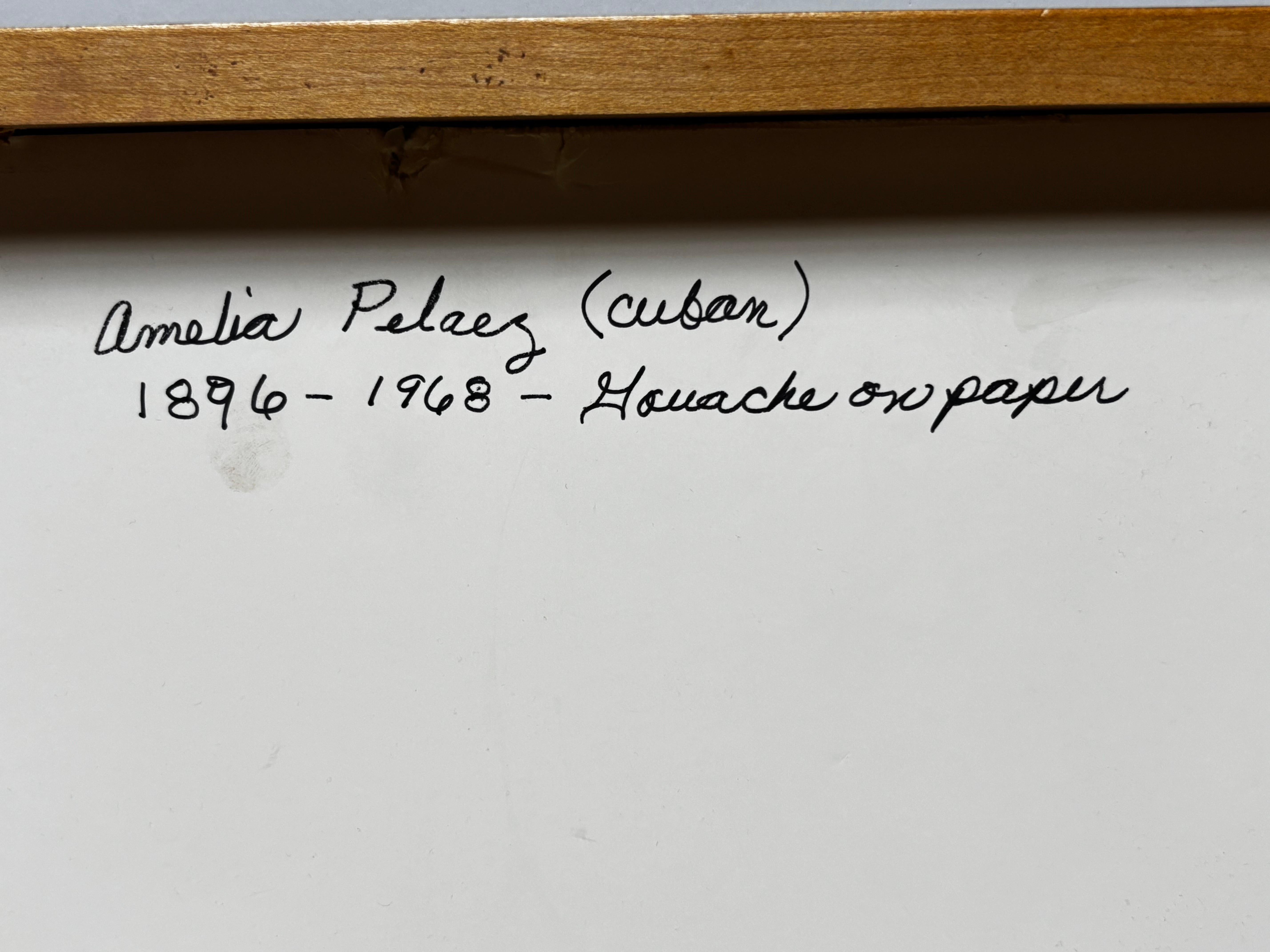 Amelia Pelaez Kubanische Malerei (Moderne der Mitte des Jahrhunderts) im Angebot