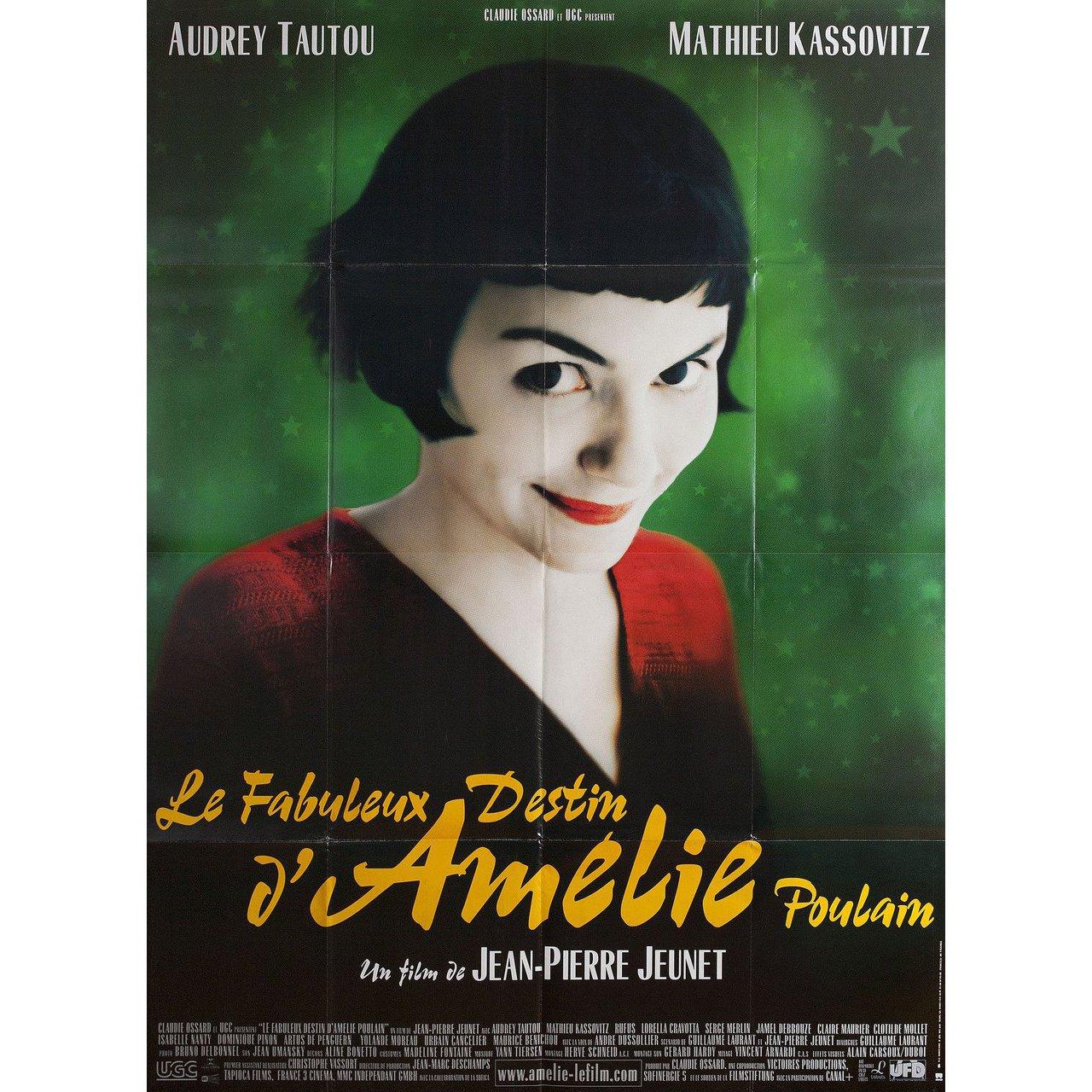 Original 2001 French grande poster by Laurent Lufroy for. Fine condition, folded. Many original posters were issued folded or were subsequently folded. Please note: the size is stated in inches and the actual size can vary by an inch or more.
 
