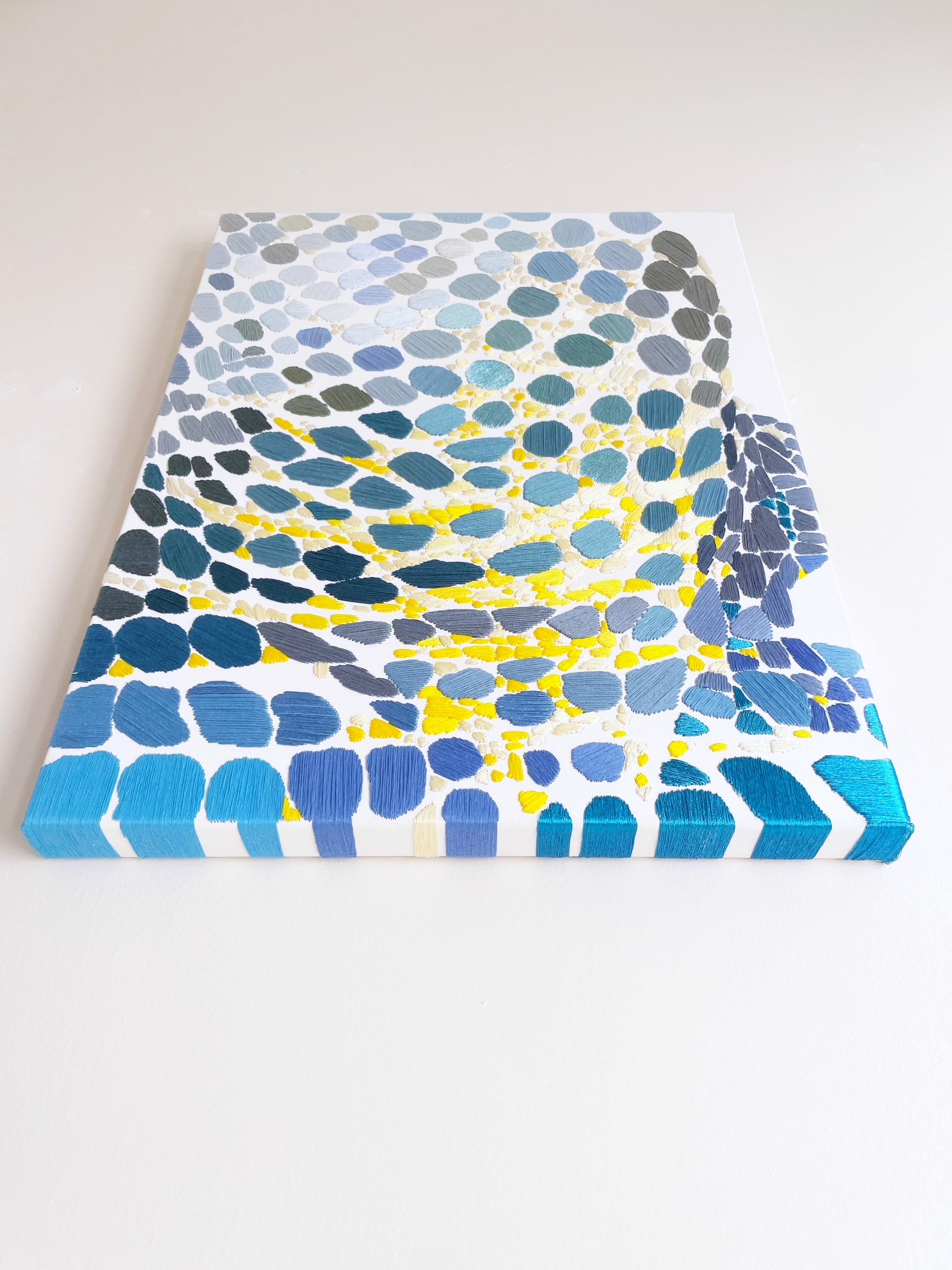 Octavia Art Gallery is pleased to present Marsh Keepers, a solo exhibition of environmental embroidery by Amélie Guthrie in celebration of the natural world and humanity's responsibility to cherish and protect it.

In her new large-scale embroidery,