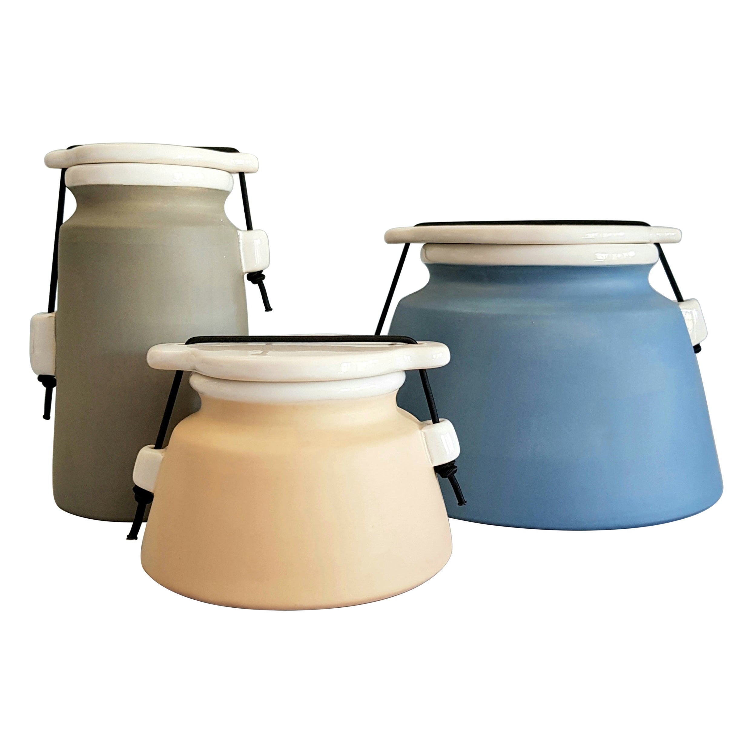 Pots artisanaux Amlie, fabriqués à la main en Italie 2021, sélectionnez la taille/les couleurs en vente