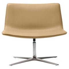 Amelie Lounge Chair in schiuma e alluminio lucido di Quinti Sedute