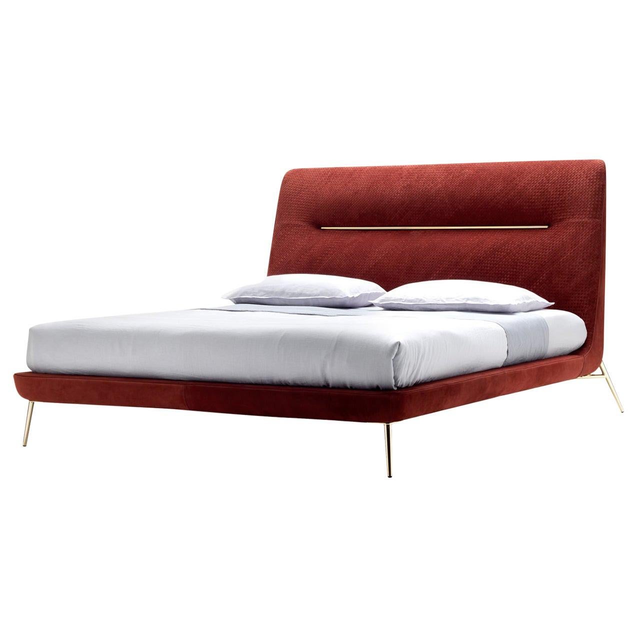 Amelie Red King Size Bed
