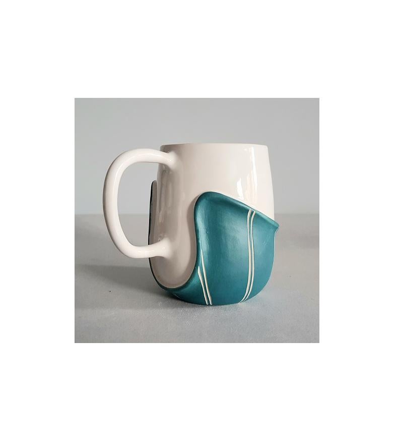 Italian Amélie Tableware and Serveware, Cappuccino Coffee Mug, Handmade in Italy 2021 For Sale