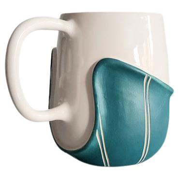 Amélie Tableware and Serveware, Cappuccino Coffee Mug, Handmade in Italy 2021