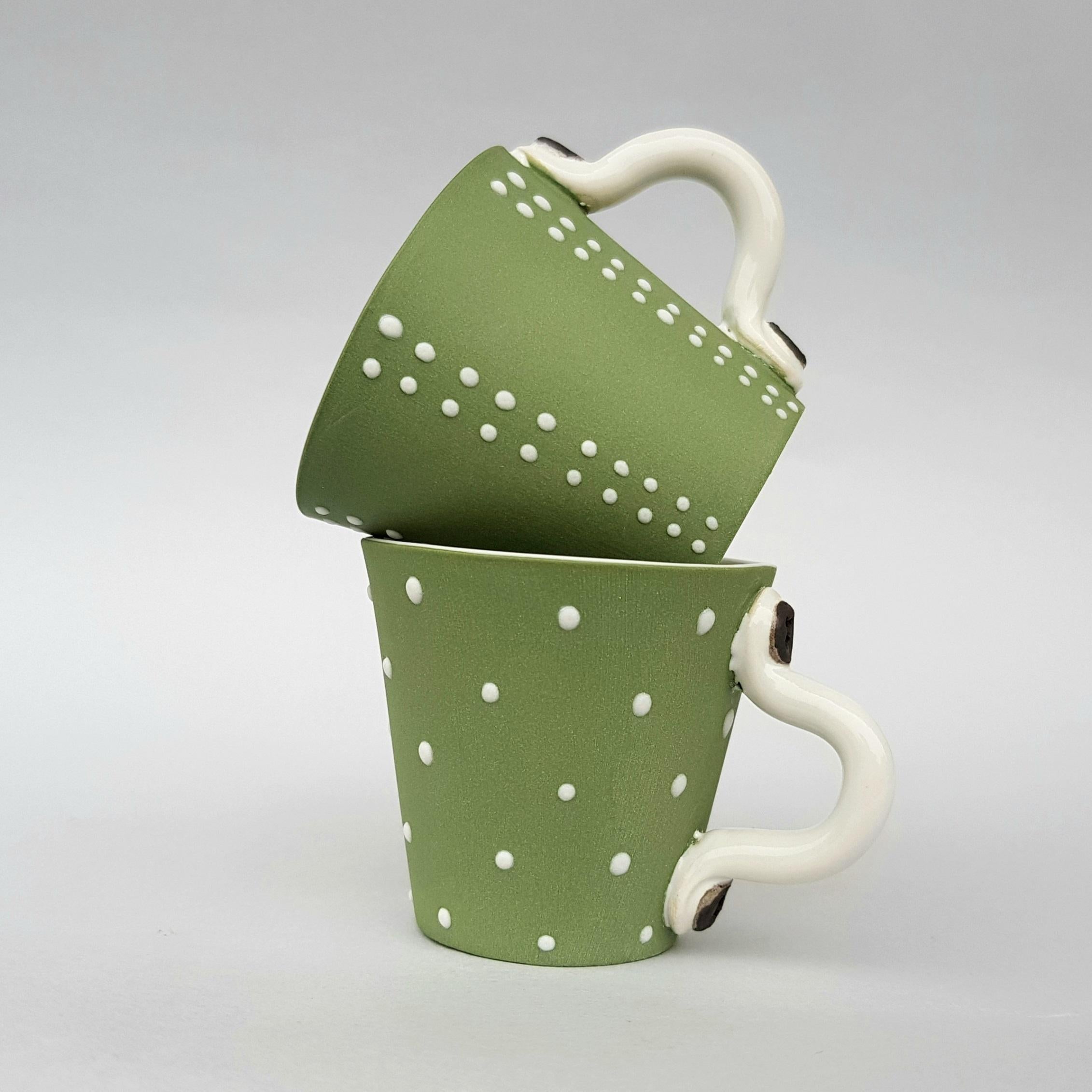 Modern Amélie Tableware and Serveware, Coffee Cups, Handmade in Italy 2021 For Sale