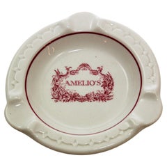Amelios San Francisco Ashtray Collectible Porcelain Dish 1950s