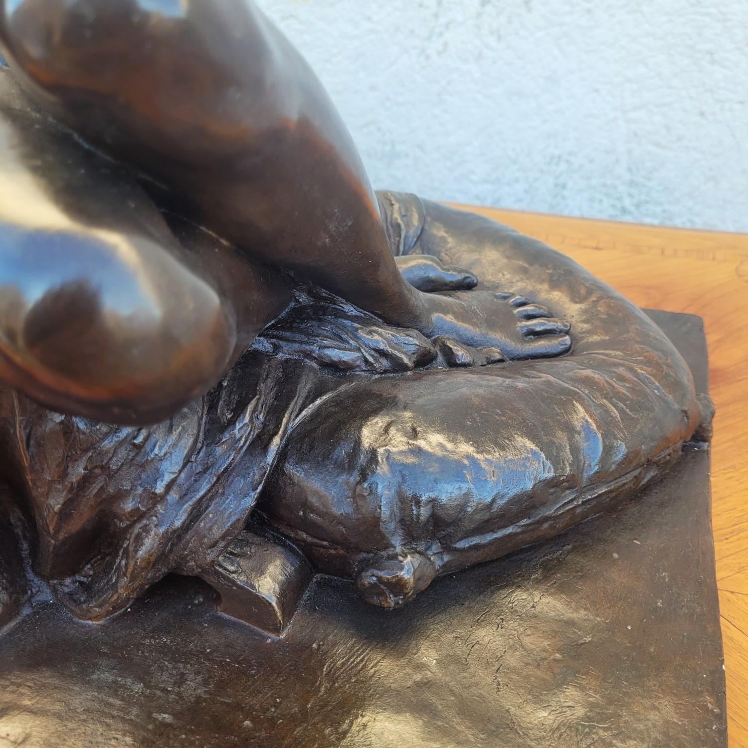 Bronzo Amendola, Scultura in bronzo di una donna antica, XIX secolo in vendita