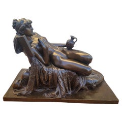 Amendola, Scultura in bronzo di una donna antica, XIX secolo