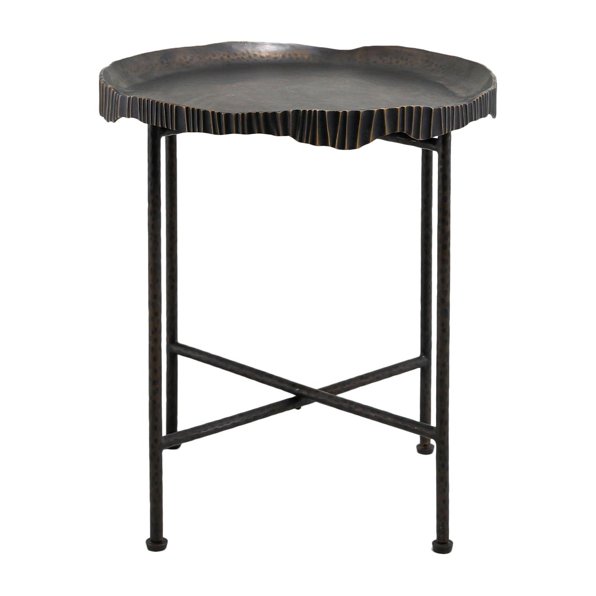 Amer Bronze Tray Table Large in Brass, Viya by Vikram Goyal