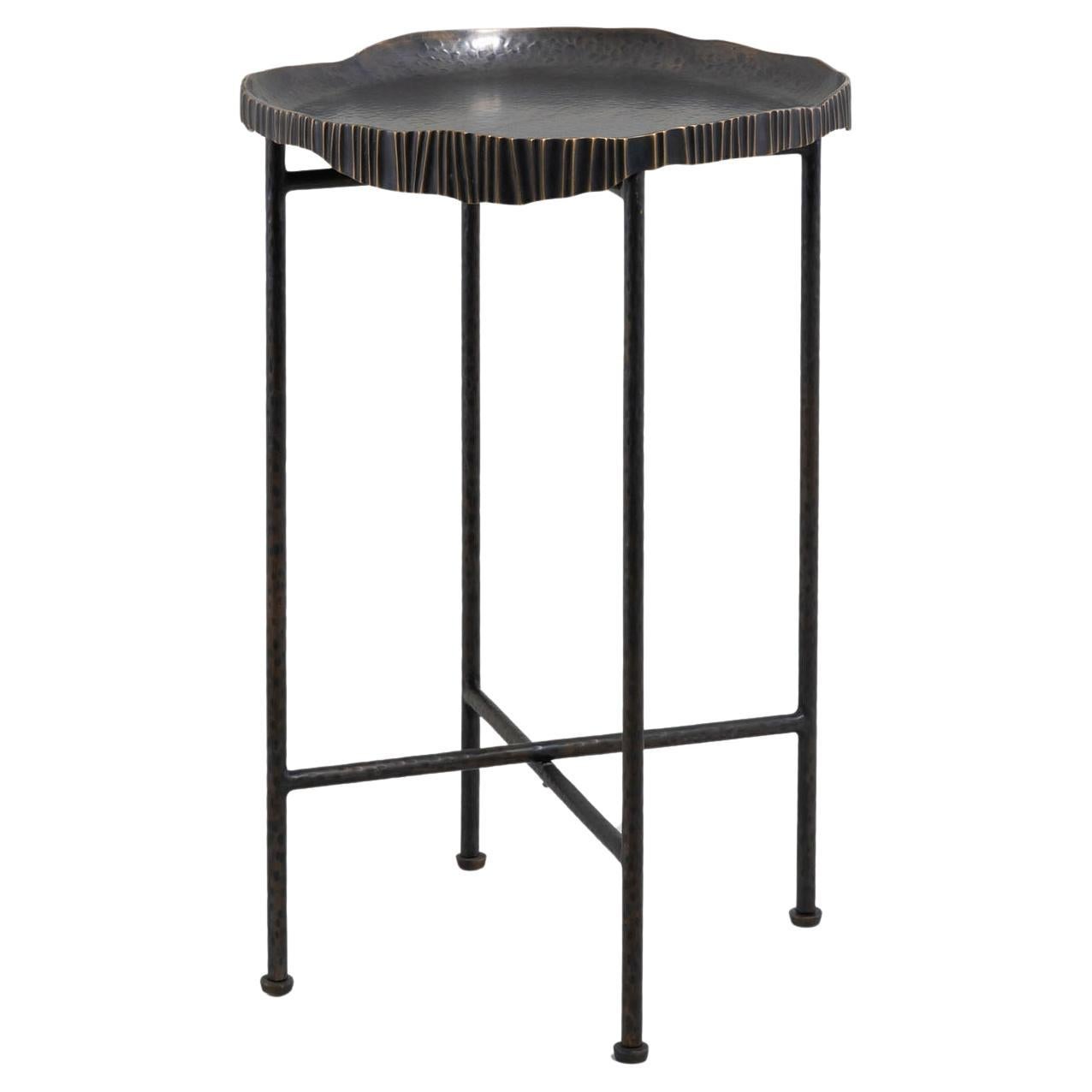 Amer Bronze Tray Table Medium in Brass, Viya by Vikram Goyal