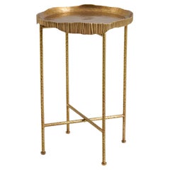 Amer Tray Table Medium in Brass, Viya by Vikram Goyal