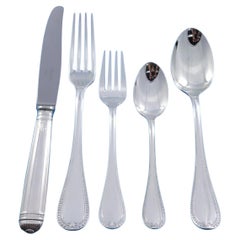 America by Christofle Silverplate Flatware Service for 12 Set 61 pieces Dinner