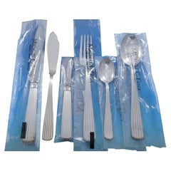 America by Schiavon Italy Sterling Silver Flatware Set Service 40 Pieces New