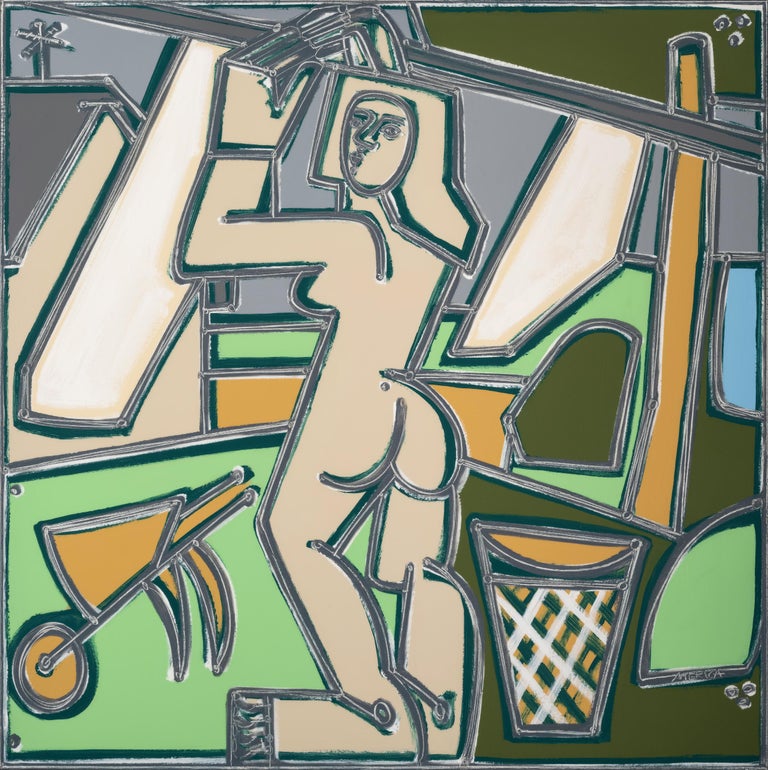 <i></noscript>Take the Sheets Off The Line</i>, 2025, by America Martin