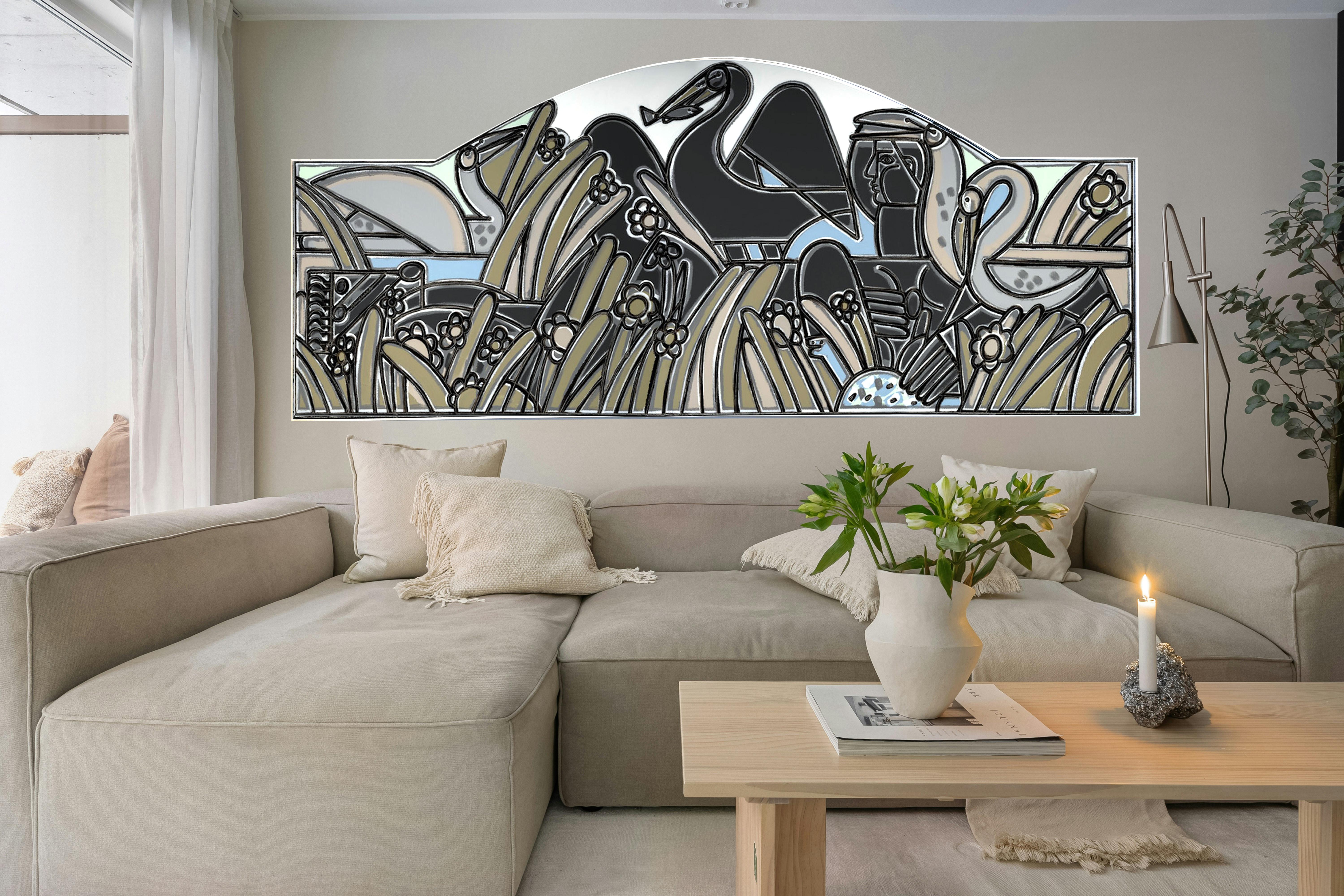 Aves y animales, Flora, Mitología, El cisne negro de America Martin en venta 8