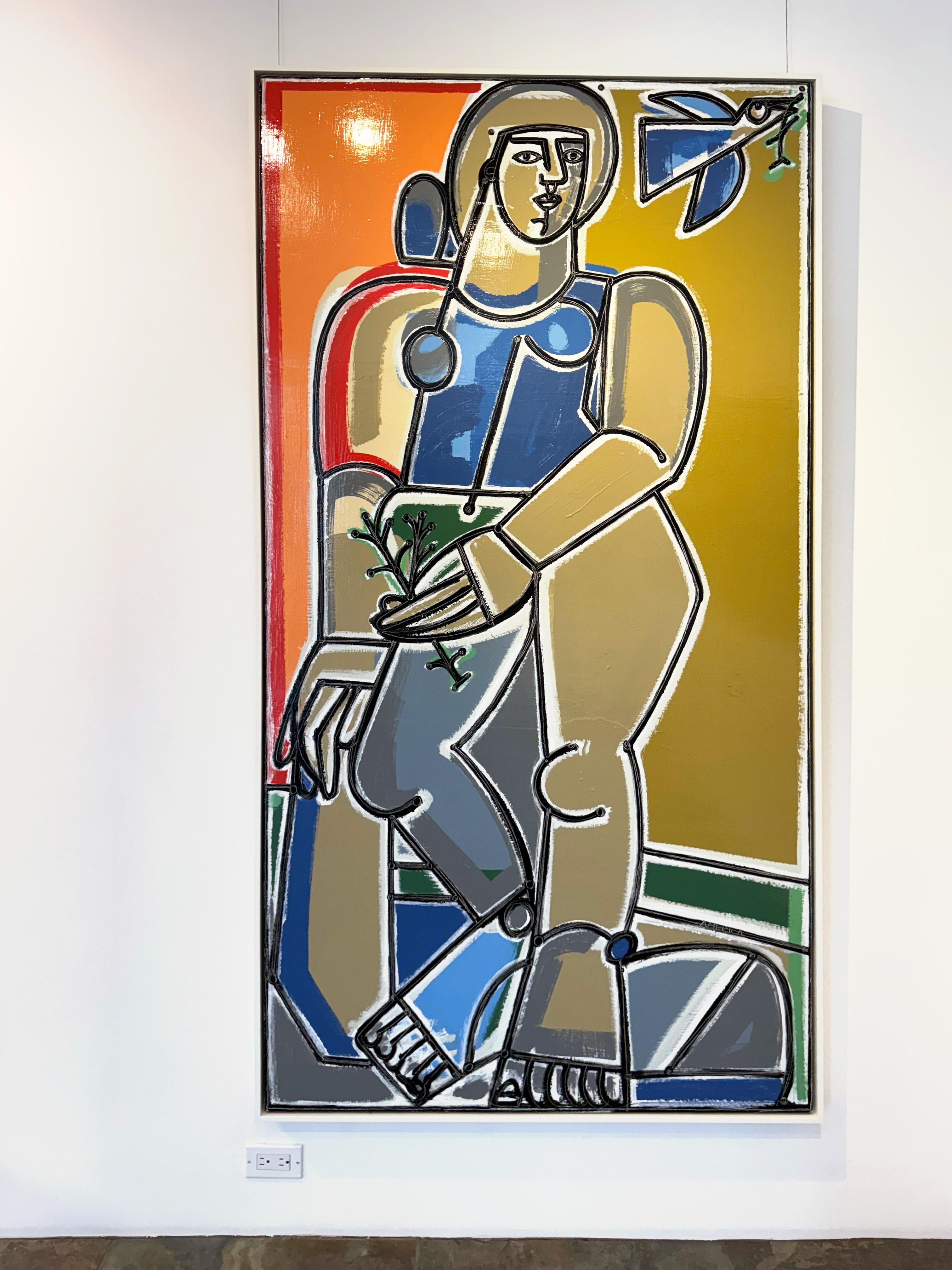 Female Nude Figure, Fly Home with the Message of Peace Little  by America Martin For Sale 1